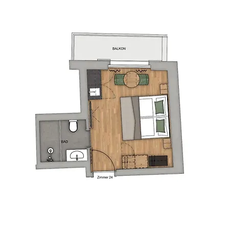 Pitschonia Self Check-in Lägenhetshotell 3*